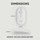 Logitech Pebble Mouse 2 M350s Wireless Bluetooth Mouse 910-007022