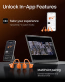 Shokz OpenRun Pro 2 Mini Bone Conduction Open-Ear Bluetooth Headphones - Orange