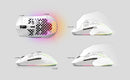 SteelSeries Aerox 3 2022 Edition 18000 DPI Bluetooth Optical Gaming Mouse - Snow