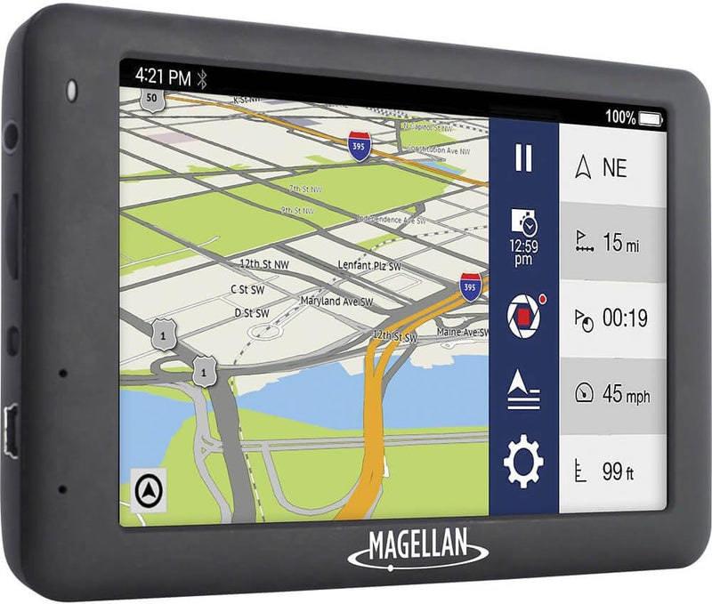 Magellan RoadMate 6630T-LM 5" Touch Car Vehicle GPS with FHD Built-in Dash Cam, Black