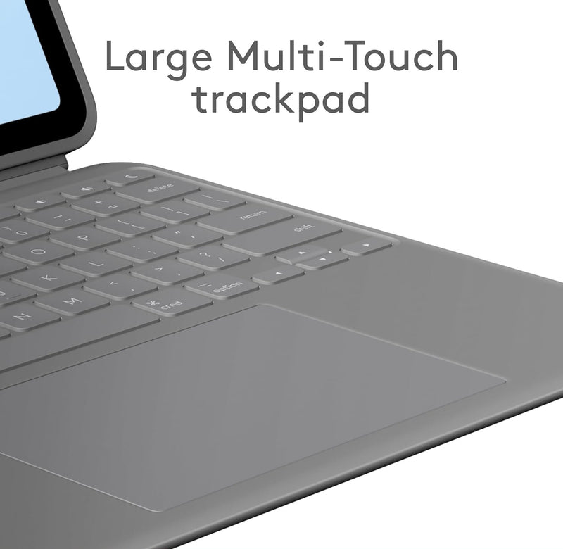 Logitech COMBO TOUCH Tablet Keyboard Case for iPad Air 13 M2 Grey 920-012608