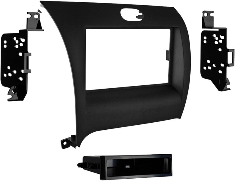 Metra 99-7356B Single DIN Installation Dash Kit for Kia Forte (Black)