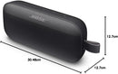 Bose SoundLink Flex SE Bluetooth Speaker – Black – Portable Waterproof Wireless Speaker