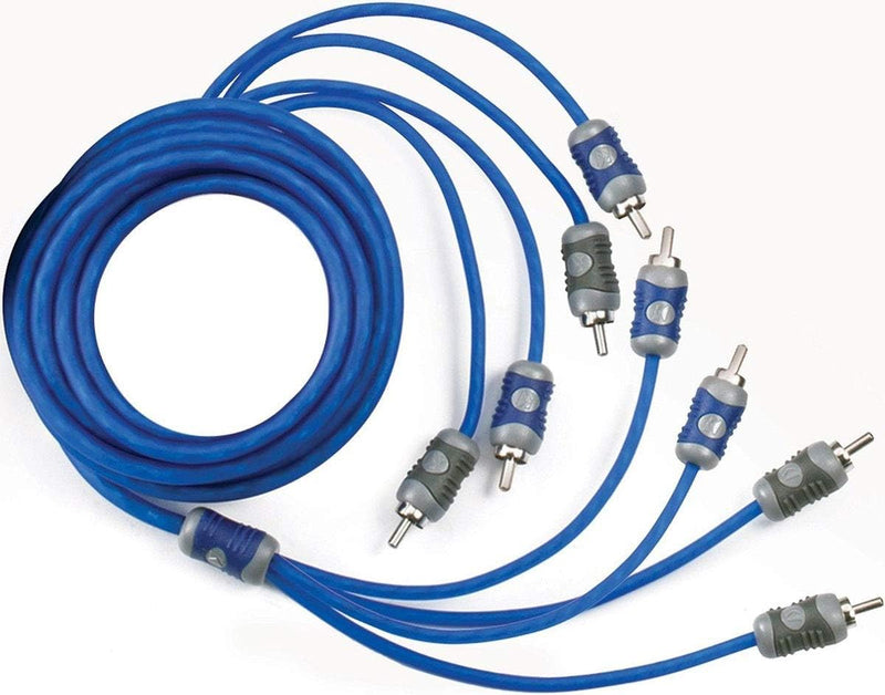 Câble RCA 2 canaux Kicker 46KI24, 4 m