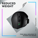 Logitech G502 X Lightspeed Wireless Gaming Mouse - Optical Mouse with LIGHTFORCE Hybrid Optical-Mechanical switches, Hero 25K Gaming Sensor, Compatible with PC - macOS/Windows - Black( Open Box )