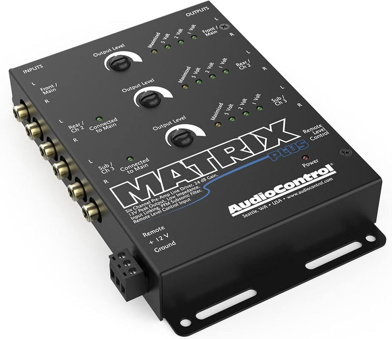 AudioControl Matrix Plus 6-channel line driver (Black)