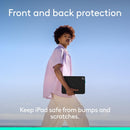 Logitech Flip Folio Keyboard Case for iPad Pro 11" (M4)/Air 11" (M2/M3)/iPad Air (5th Gen) - Graphite