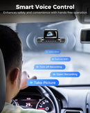 AZDOME M660 360° 4 Channel Dash Cam, Built-in 128GB eMMC, 2K+1080P*3 Dashcam Front and Rear Inside Left Right, Voice Control, 5G WiFi Dash Camera for Cars with 4 Adjustable Lenses, IR Night Vision