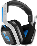 Casque de jeu sans fil ASTRO Gaming A20 Gen 2 avec microphone pour PS5 / PS4 - Blanc/Bleu 