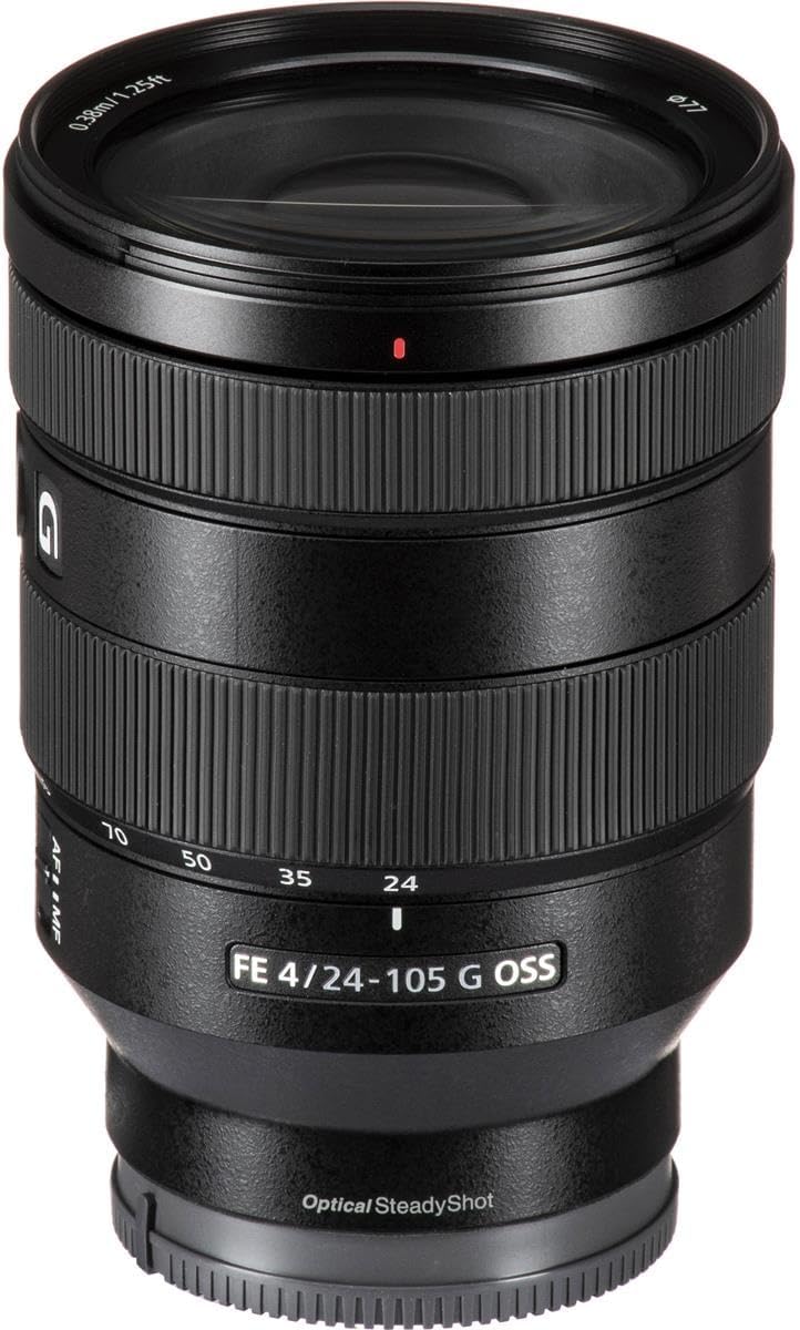 Sony 24-105mm f/4.0-22 Standard-Zoom Fixed Zoom Camera Lens, Black - SEL24105G