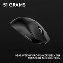 Logitech G PRO X Superlight 2c Compact 44000 DPI Wireless HERO 2 Gaming Mouse - Black