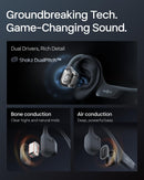 Shokz OpenRun Pro 2 Bone Conduction Open-Ear Bluetooth Headphones - Orange