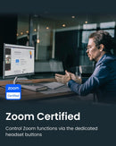 Shokz OpenComm 2UC Bone Conduction Bluetooth Headset - Black