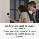 Ring Battery Doorbell — Head-to-Toe Video, Live View with Two-Way Talk, and Motion Detection & Alerts (2024 release), Satin Nickel