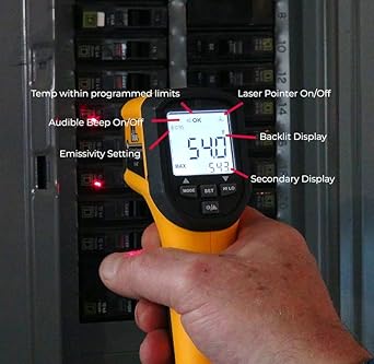 IDEAL 61-847 Infrared Thermometer Dual Laser