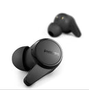 PHILIPS T1207 True Wireless Headphones with Up to 18 Hours Playtime and IPX4 Water Resistance, Black