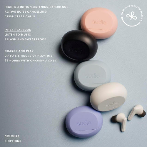 Sudio A3 Pro Audio In-Ear Noise Cancelling True Wireless Earbuds