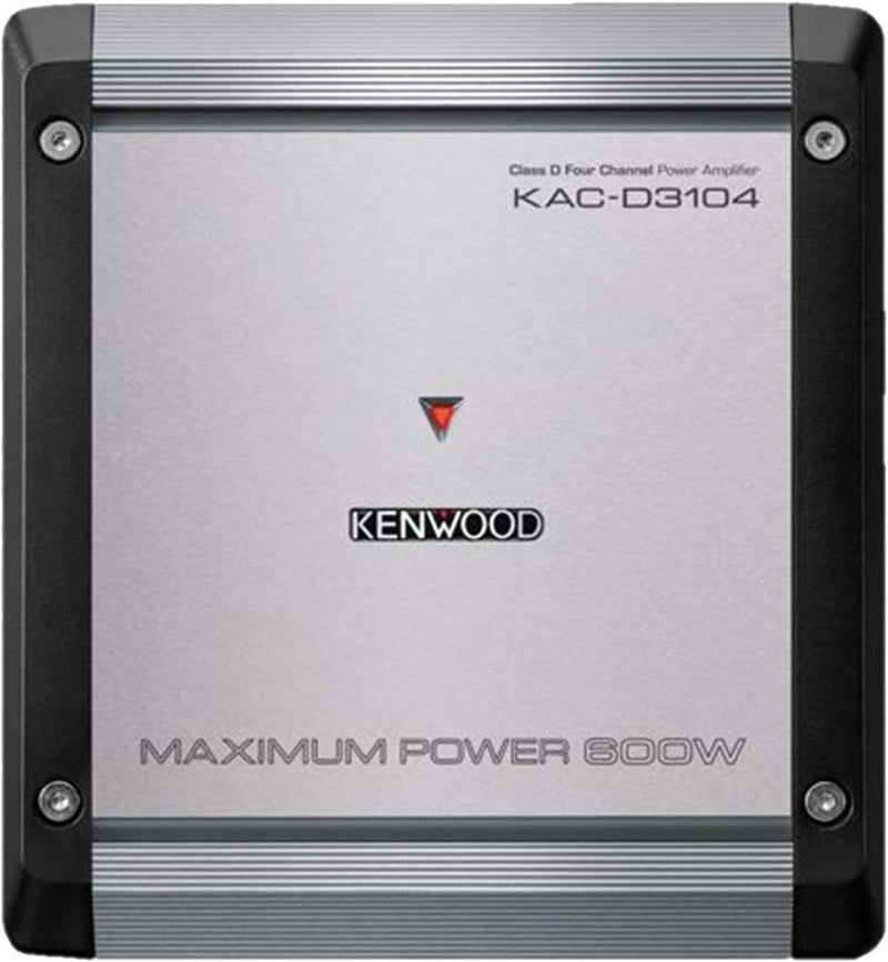 Kenwood KAC-D3104 Class D 4-Channel Power Amplifier 600 Watts