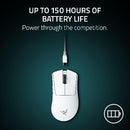 Razer DeathAdder V4 Pro Wireless Optical Gaming Mouse - White
