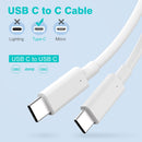 Câble USB-C vers USB-C Apple de 1 m (3,28 pi) et 45 W - Blanc