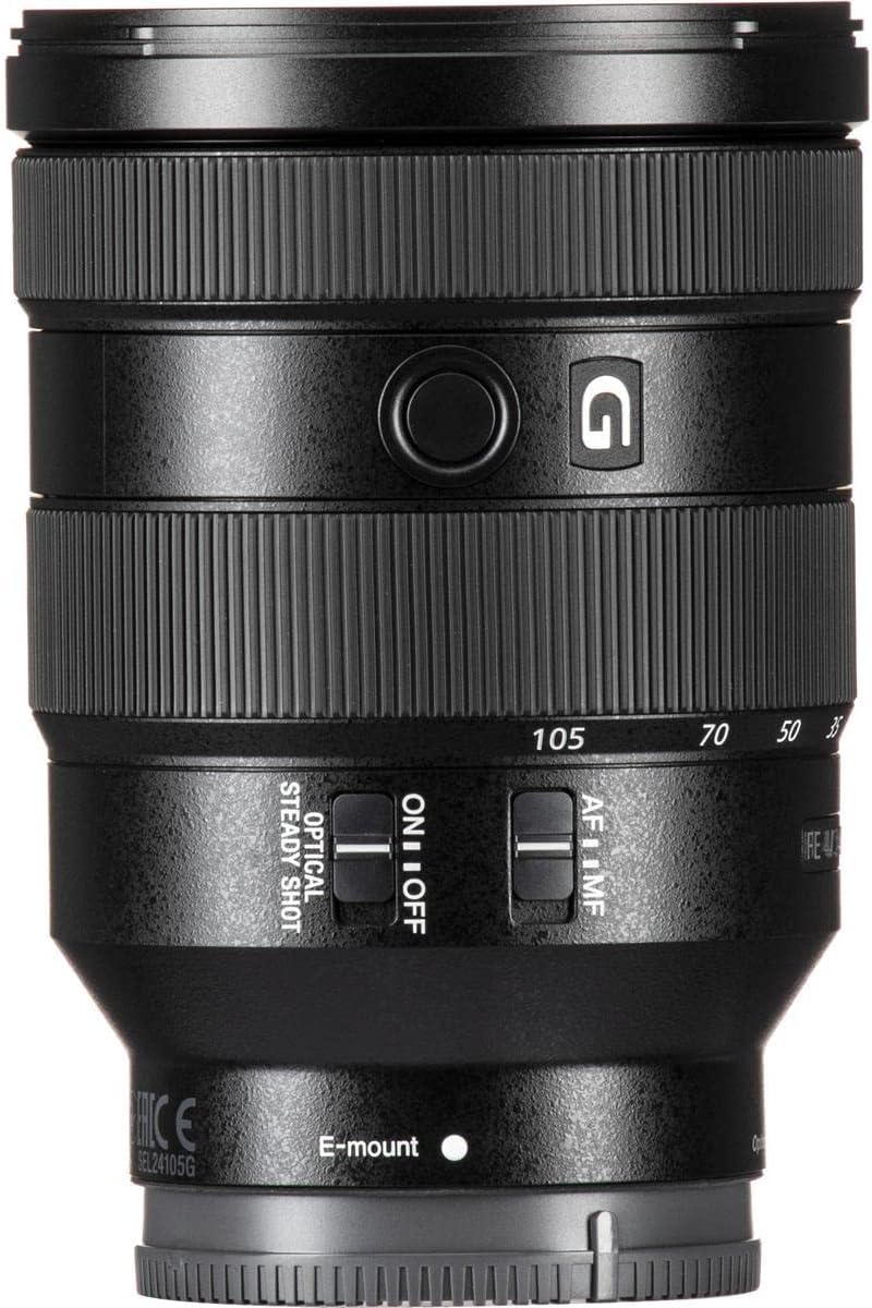 Sony 24-105mm f/4.0-22 Standard-Zoom Fixed Zoom Camera Lens, Black - SEL24105G