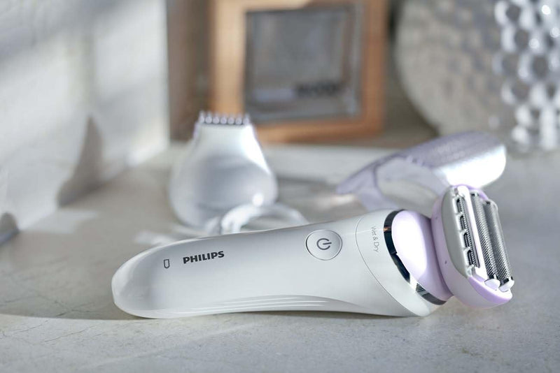 Philips SatinShave Prestige Women's Electric Shaver, Cordless Wet & Dry Use, 5 Accessories, BRL170/00