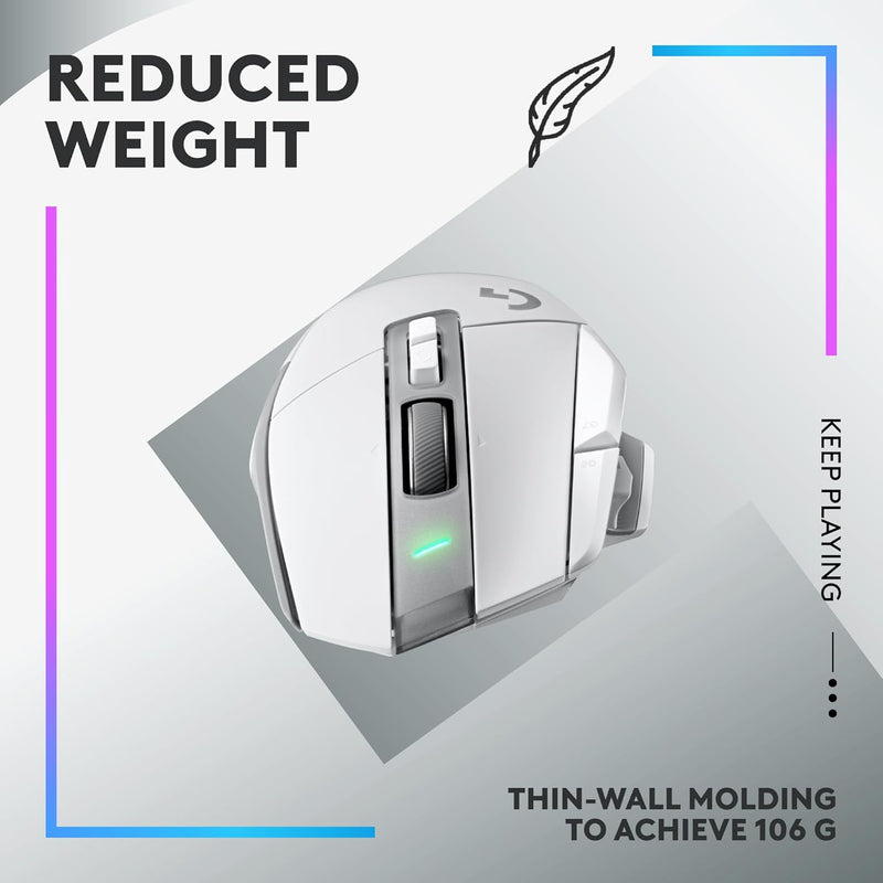 Logitech G502 X Plus – Wireless RGB Gaming Mouse with LIGHTFORCE Switches & HERO 25K Sensor