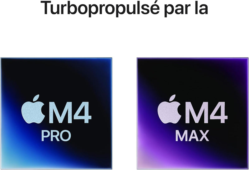 Apple MacBook Pro 16,2" (Automne 2024) - Noir sidéral (Apple M4 Pro / 24 Go RAM / 512 Go SSD) - Français 