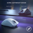 Razer DeathAdder V3 Pro Wireless Gaming Mouse: 64g Ultra Lightweight - Focus Pro 30K Optical Sensor - Fast Optical Switches Gen-3 - HyperSpeed Wireless - 5 Programmable Buttons - 90 Hr Battery - White OPEN-BOX