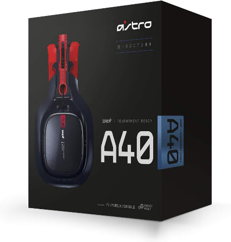 Astro Gaming A40 TR X-Edition Wired Gaming Headset for Xbox One, Xbox Series X|S, PS5, PS4 - Red/Black