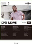 Shokz OpenMove Bone Conduction Open-Ear Bluetooth Headphones - Grey