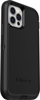 OtterBox Defender iPhone 12/iPhone 12 Pro Case, Shockproof Anti-Drop Heavy Duty Protective Case, Supports 4X More Drops Than Military Standard, Black