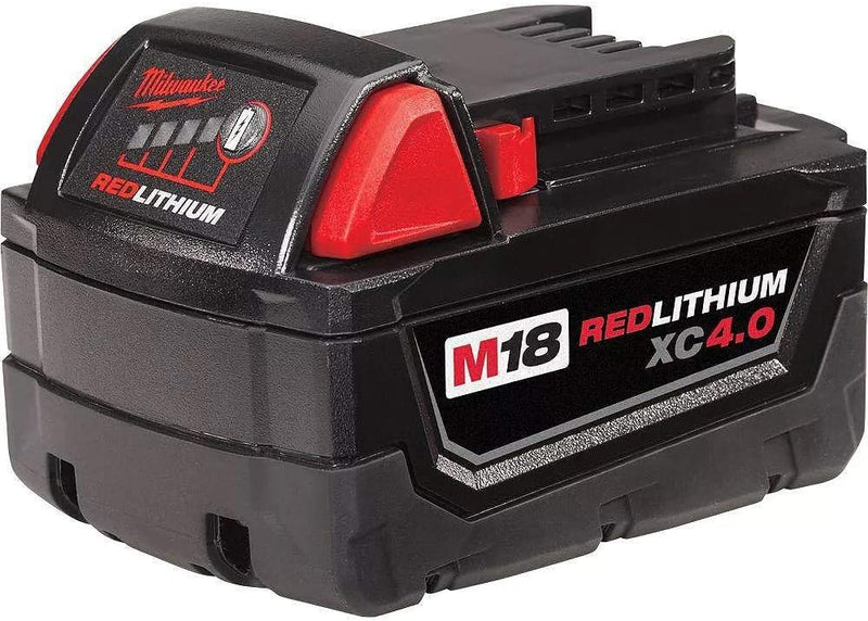 Milwaukee 48-11-1840 M18 18V Red Lithium-Ion High Demand 4.0 Ah Battery Pack