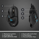 Logitech G502 HERO Wired Gaming Mouse – High Performance, 25K Sensor