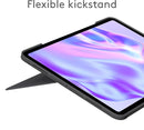 Logitech Combo Touch iPad Pro 13-inch (M4)(2024) Keyboard Case - Detachable Backlit Keyboard with Kickstand, Comfortable Typing, Multi-use Mode - Graphite