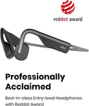 Shokz OpenMove Bone Conduction Open-Ear Bluetooth Headphones - Grey