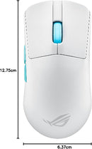 Asus P713 ROG Harpe Ace Aim Lab Edition Pro-Tested Form Factor Lightweight 36000 DPI wireless Gaming Mice - Moonlight White