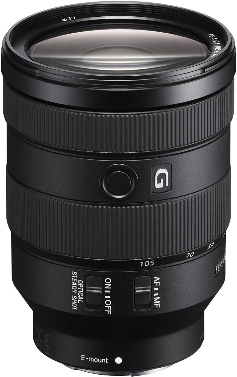 Sony 24-105mm f/4.0-22 Standard-Zoom Fixed Zoom Camera Lens, Black - SEL24105G