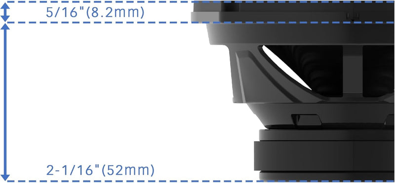 Kenwood KFC-C5798RS RS Series 5" x 7" 2-way car speakers 320 watts