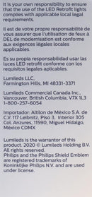 Philips 9012 Ultinon Essential LED Headlight, 2 Pack