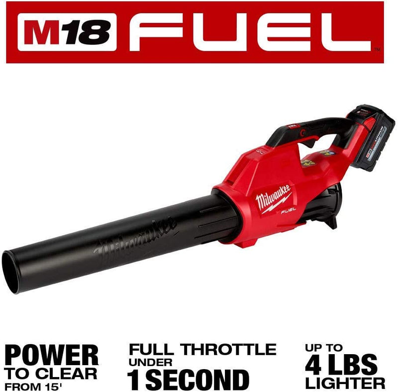Milwaukee 2724-21HD M18 FUEL 120 MPH 450 CFM 18V Lithium-Ion Brushless Cordless Handheld Blower Kit w/ 8.0Ah Battery