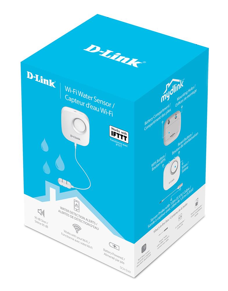 D-Link DCH-S163 Add-On Battery-powered Remote Water Sensing Pod for the mydlink Whole Home Smart Wi-Fi Water Leak Sensor Starter Kit (DCH-S163) OPEN BOX