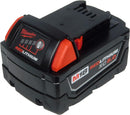 Batterie lithium-ion REDLITHIUM 18 V à capacité étendue (XC) 5,0 Ah de Milwaukee Tool M18 (lot de 2) 48-11-1852 