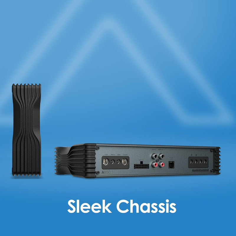 AudioControl A800.1 Altitude Series mono subwoofer amplifier — 800 watts RMS x 1 at 1.33 ohms