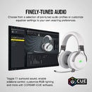 Corsair Virtuoso Wireless Gaming Headset for PC, Mac, PS4, and Mobile - White