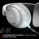 SteelSeries Arctis Nova 3P Wireless Gaming Headset White 61701