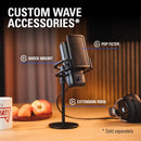 Elgato Wave:3 - Premium Studio Quality USB Condenser Microphone (10MAB9901)
