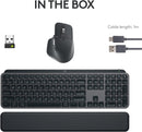 Combo Bluetooth MX Keys S - Clavier MX Keys S, souris MX Master 3S, repose-poignet MX - Noir 