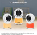 VTech Smart Wi-Fi Video Baby Monitor with 5” Display and 1080p HD Cameras, Built-in Night Light & 2 Cameras, White