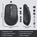 Souris compacte sans fil Logitech MX Anywhere 3 - Noir (boîte ouverte) 